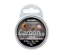 Savage Gear Carbon 49 Strand Stainless Steel Wire: 35lb, 16kg