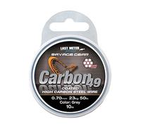 Savage Gear Carbon 49 Strand Stainless Steel Wire: 50lb, 23kg