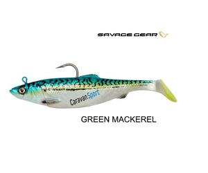 Savage Gear Combo 4D Herring Big Shad 22 cm Silicone Bait 200 gr Green Mackerel