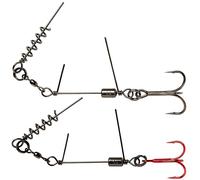 Savage Gear Corkscrew Stinger 3 g 35 kg - 2 rubber fish systems, size: 1/0