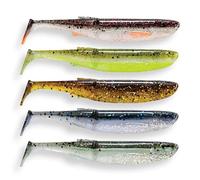 Savage Gear Craft Bleak Clam Mix - Soft Plastic Minnow Lure for Perch, Zander, Pike & Trout, Dark & Clear Water Fishing Bait with Kicking Action - Weedless & Jig Head Rigging Clear Water Mix 10 cm