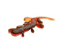 Savage Gear Craft Crawler - Ragworm Imitation Creature Bait for Perch, Bass, Trout - Weedless Rigging, Scented & Salted - Versatile Lure for Freshwater & Saltwater Anglers Orange Pumpkin 8.5 cm