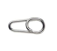 Savage Gear Custom Salt Split Ring Snaps - 15 Snap Rings Size M / 39 kg