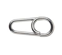 Savage Gear Custom Salt Split Ring Snaps - Pack of 15 Snap Rings Size L / 43 kg
