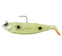 Savage Gear PRE-RIGGED SOFT LURE CUTBAIT HERRING - 270, Green Glow, 20
