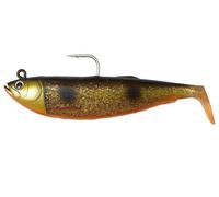 Savage Gear PRE-RIGGED SOFT LURE CUTBAIT HERRING - 270, Gold Redfish, 20