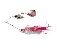 Savage Gear Spinnerbait Da'Bush - 21cm 55g Sinking Curl Tail Skirted Predator Bait - Pink Silver
