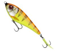 Savage Gear Deviator Swim - Jerkbait Colour: Golden Amb, Length/Weight/Swimming Behaviour: 12.5 cm/50 g/Slow Downhill