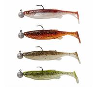 Savage Gear Fat Minnow T-Tail Ready to Fish Kits - 10.5cm 10-11g #3/0 Clearwater Mix