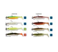 Savage Gear Fat Minnow T-Tail RTF - Realistic Minnow Design with Kicking & Rolling Action, Scented for Perch, Zander, Pike & Predator Fish, Ideal for Freshwater Fishing Dark Water Mix 13 cm