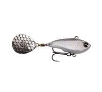 Savage Gear Fat Tail Spin 5.5cm Lure: White/Silver