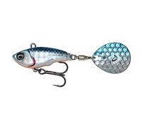 Savage Gear Fat Tail Spin Sinking - Jig Spinner, size/weight/color: 6.5cm/16g/Blue Silver