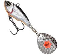 Savage Gear Fat Tail Spin 5.5cm Lure: Dirty Silver
