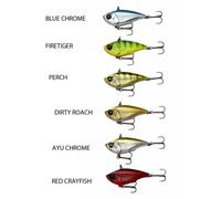 Savage Gear Fat Vibes - Detailed Lipless Crankbait with Vibrating Action, Built-In Rattle,Perch, Pike, Bass & Trout in Freshwater, Long Casting & Vertical Fishing Dirty Roach 5.1 cm