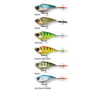 Savage Gear Fat Vibes XL - Lipless Crankbait for Pike, Zander & Catfish - Loud Rattle, Vibrating & S-Glide Action - Long-Casting Lure for Open Water, Structure & Murky Conditions Firetiger 12.5 cm