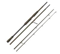 Savage Gear SG4 Medium Game TR Travel Fishing Rod - Fast Action Predator Rod for Freshwater & Saltwater - Ideal for Bass, Pike, Zander & Multi-Species - Perfect for Soft Lures 2.43M 12-45G