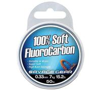 Savage Gear Fluorocarbon Fishing Line, Soft Fluoro Carbon 0.81mm 15m 73lb