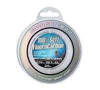 Savage Gear Fluorocarbon Line Soft Invisible UV Resistant Fishing Leader Mono