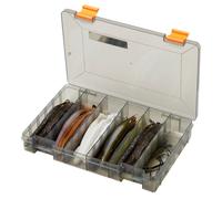 Savage Gear Gravity Stick Kit - 49 Piece Slim-Profile, Long Casting Range of Soft Lures, Silver