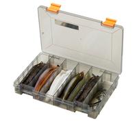 Savage Gear Gravity Stick Kit - 49 Piece Slim-Profile, Long Casting Range of Soft Lures, Silver