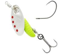 Savage Gear Grub Spinners Spinner Size 0 / 2.2 g Silver Red Lime