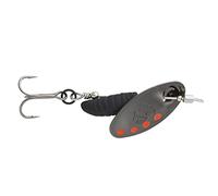 Savage Gear Grub Spinners Spinner Size / Weight / Colour: Size 2 / 5.8 g / Silver Red Black