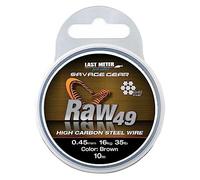 Savage Gear Last Meter Raw49 Carbon Steel Wire Brown (0.45mm 16kg 10m)