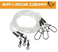 Savage Gear Last Meter Regenerator Trac 100cm 0.85mm 20kg Swivel Needle Snap 3pcs (54871)