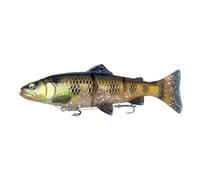 Savage Gear Limited Edition Line Thru Trout 30cm Slow Sink Lure - Black Gold