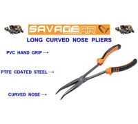 SAVAGE GEAR LONG BEND NOSE PLIERS PIKE PREDATOR FISHING BENT HOOK DISGORGER TOOL
