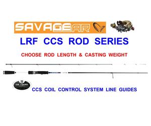 SAVAGE GEAR LRF CCS SALT ROD LIGHT RANGE FISHING LURE GAME SPINNING PERCH TROUT