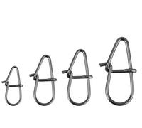 Savage Gear Needle Eggsnaps XXS | Test 17kg | Lure Fishing Quick Change Links | Ideal for Jerkbaits, Swimbaits, Jiggheads | Saltwater or Freshwater | Allow Free Movement of Lures | Quantity 20