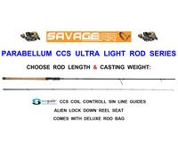 Savage Gear Parabellum CCS FW Fishing Rod Spinning Ultra Light - Light Game