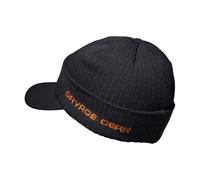 Savage Gear Peak Beanie One Size Rock Grey, gray, One Size Fits All