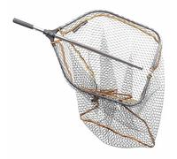 Savage Gear Pro Rubber Mesh Folding Landing Nets - Fixed Handle X Large 70 x 85 cm