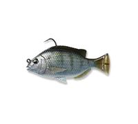 Savage Gear Pulse Tail Pinfish RTF Fishing Lure 3/8 oz, HD Pinfish, Realistic Outlines and Movement, Durable Construction, Heavy Duty Jig Hook, Built-in Rattle, Infused Fragrance