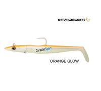 Savage Gear SANDEEL V2 BIG GAME 23.5 CM Artificial Silicone Peach Vertical Lure