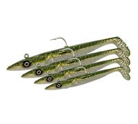 Savage Gear Sandeel V2 Lure 1+1 Packs: 12cm: White Pearl Silver