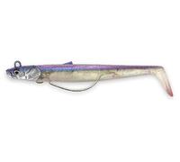 Savage Gear Sandeel V2 Weedless | 11.5cm 22g Blue Sandeel | Realistic Lure with Lively Kicking and Rolling Action which Rises on Retrieve | Pro Peg Body Holder | PVC Body | Glass Rattle | 1649173