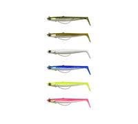 Savage Gear Sandeel V2 Weedless | 11.5cm 22g Clear Sandeel | Realistic Lure with Lively Kicking and Rolling Action which Rises on Retrieve | Pro Peg Body Holder | PVC Body | Glass Rattle | 1649174