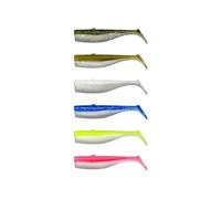 Savage Gear Savage Minnow Weedless Replacement Tail 8cm 6g - Blue Pearl Silver 5Pcs