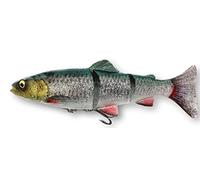 Savage Gear 4D Line Thru Trout Lure - Green Silver 15cm 35g SS