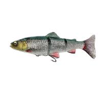 Savage Gear 4D Line Thru Trout Lure - Green Silver 20cm 93g SS