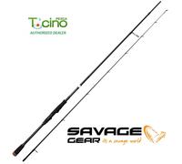 Savage Gear SG2 Medium Game Fishing Spinning Rod - Trout Black Bass Pike