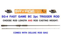 SAVAGE GEAR SG4 FAST GAME BC TRIGGER ROD SAVAGE GEAR SG 4 FAST GAME TRIGGER RODS