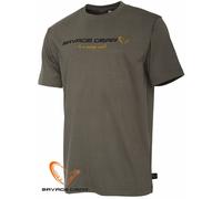 Savage Gear SG4 Fishing T-Shirt Angling Apparel Loden Green Logo 2024 Model