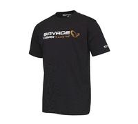Savage Gear Signature Logo T-Shirt - Black Ink | All Sizes