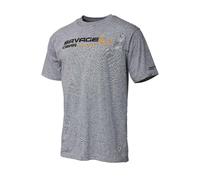 Savage Gear Signature Logo T-Shirt - Premium Cotton Fishing & Outdoor Tee for Anglers, Campers & Hunters | Soft, Breathable & Durable Casual Wear M Grey Melange