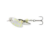 Savage Gear Sticklebait Spinner - Spinning Bait, Size/Weight/Colour: Size 4/9.1g / Green Silver Ayu