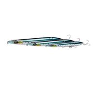 Savage Gear Surf Walker 2.0 - Ultimate Distance Casting & Enhanced Walking Action for Saltwater Fishing Anglers, Ideal for Sea Bass, Bluefish, Barracuda & Leerfish, Slim Design Mirror Sardine 18 cm